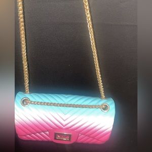 Rainbow multi color cross body bag ❣️